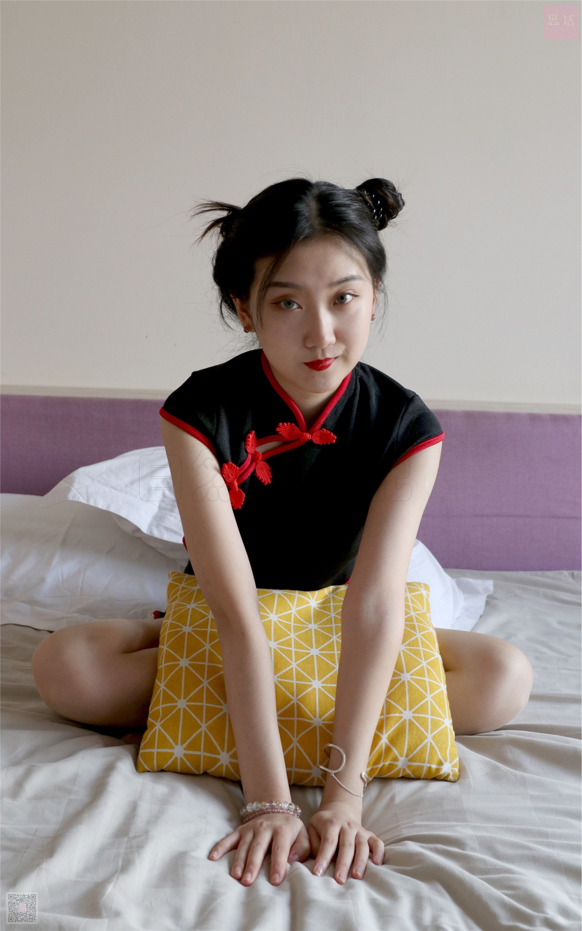 SiHua思话  SH030 露露 旗袍下的肉丝脚